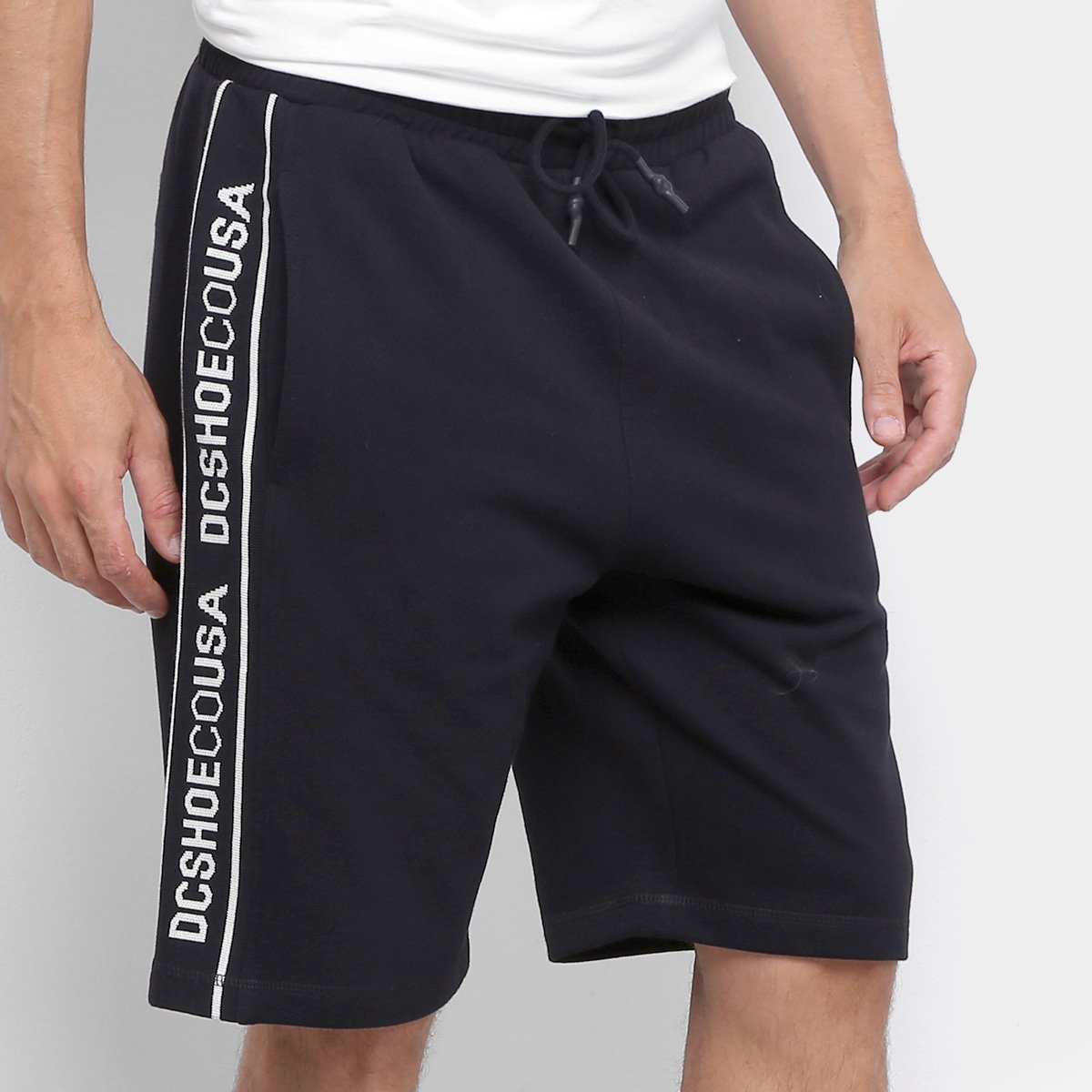 Bermuda Moletom DC Shoes Presnen Masculina