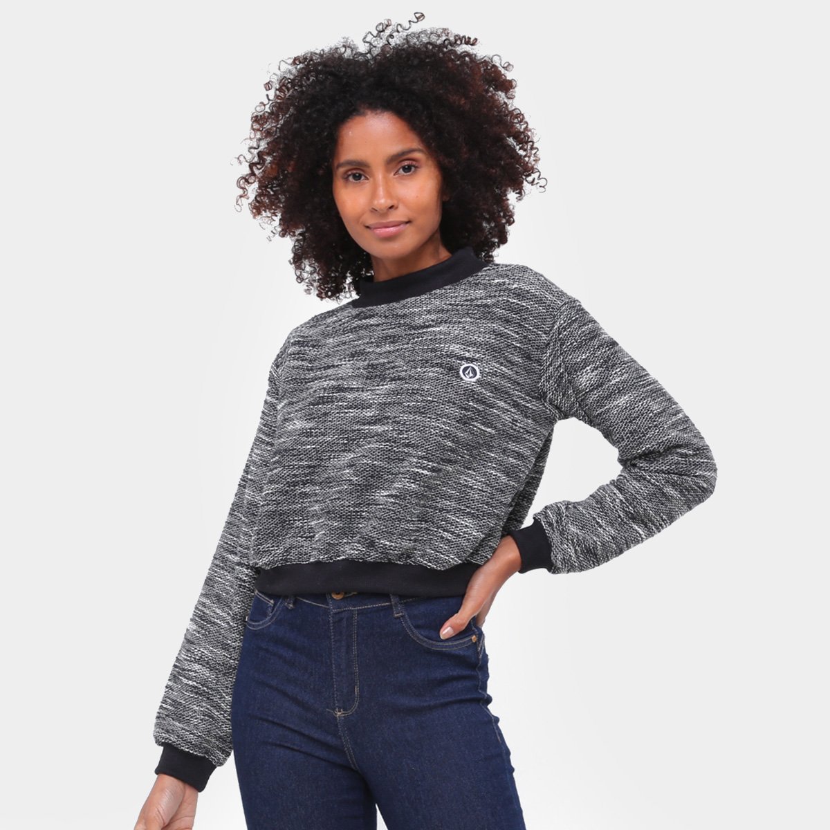 Malha Tricot Volcom Up To U Feminina