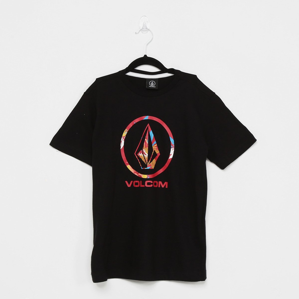 Camiseta Juvenil Volcom Pattern Fill Masculina