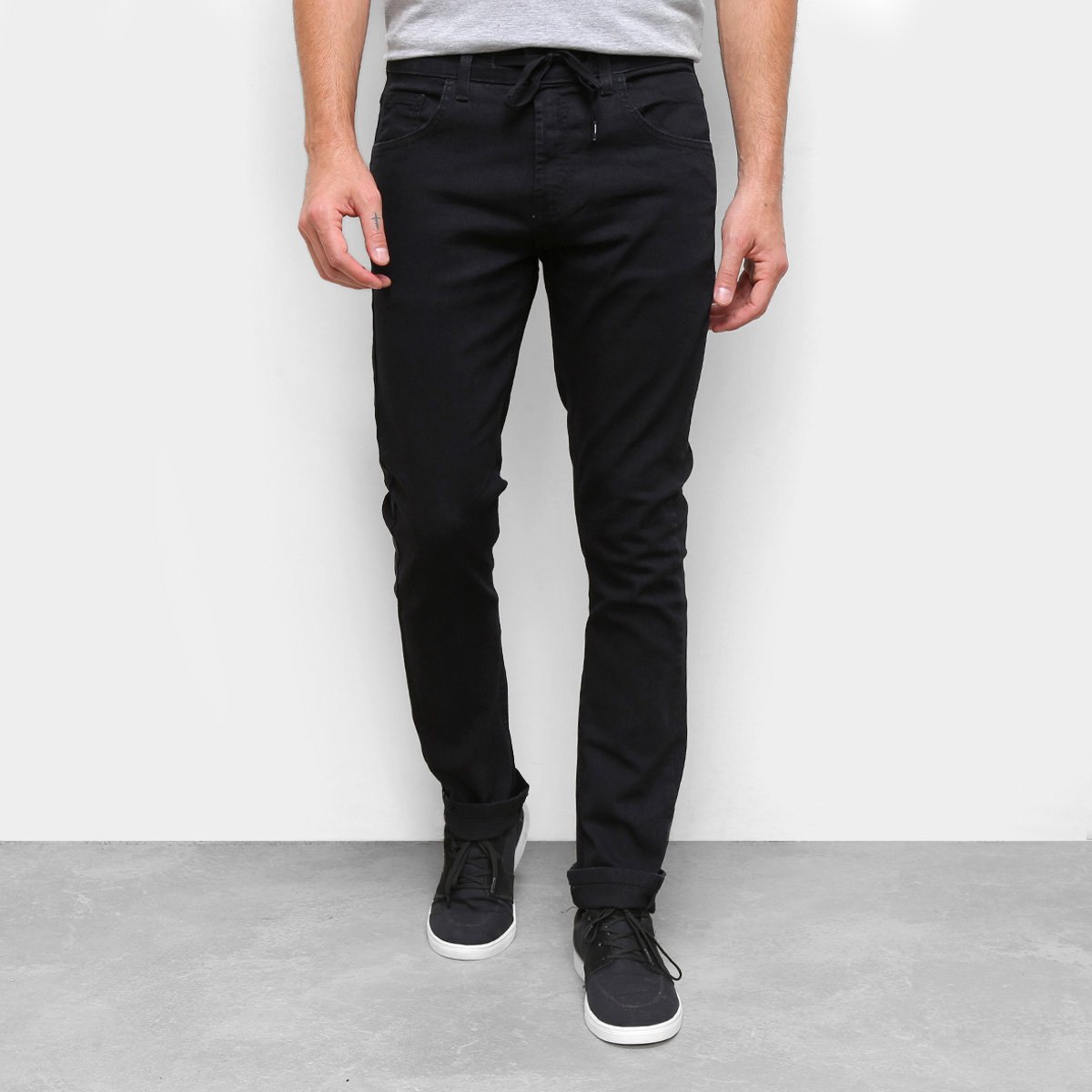 Calça Quiksilver Skate Black Masculina