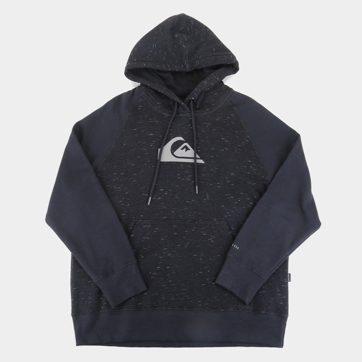 Moletom Juvenil Quiksilver Raglan Canguru Masculina