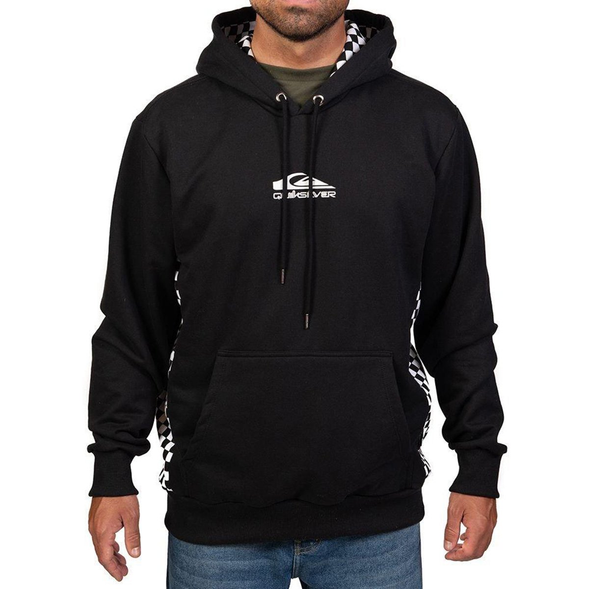 Moletom Quiksilver Fech Checker Masculino