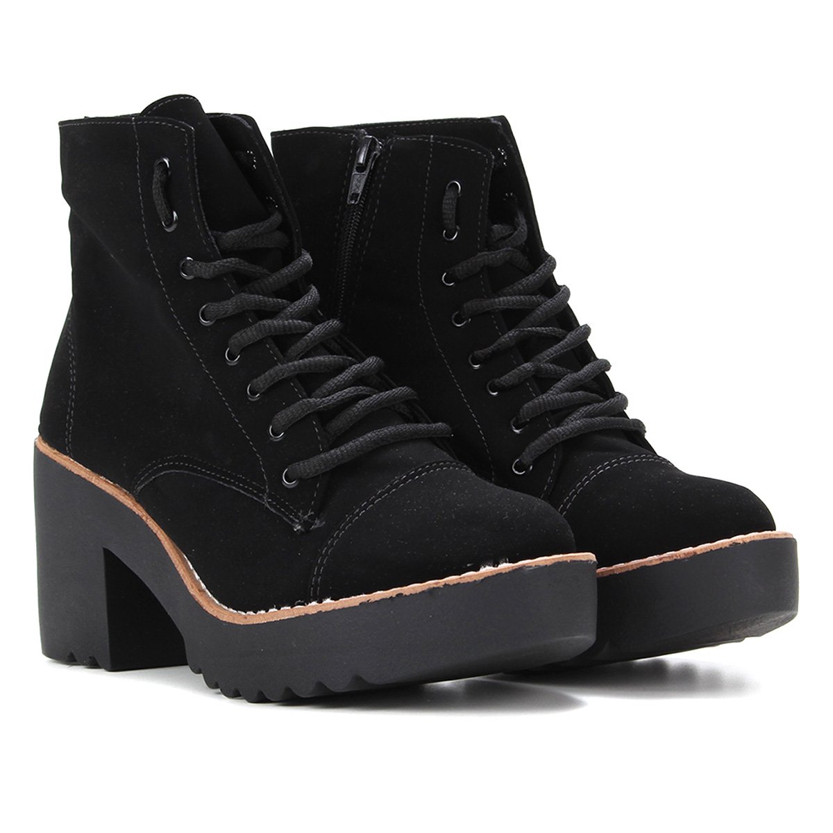Bota Coturno Griffe Tratorada Feminina