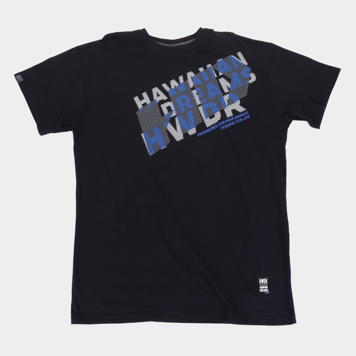 Camiseta Hd Plus Size Logo Lines Masculina