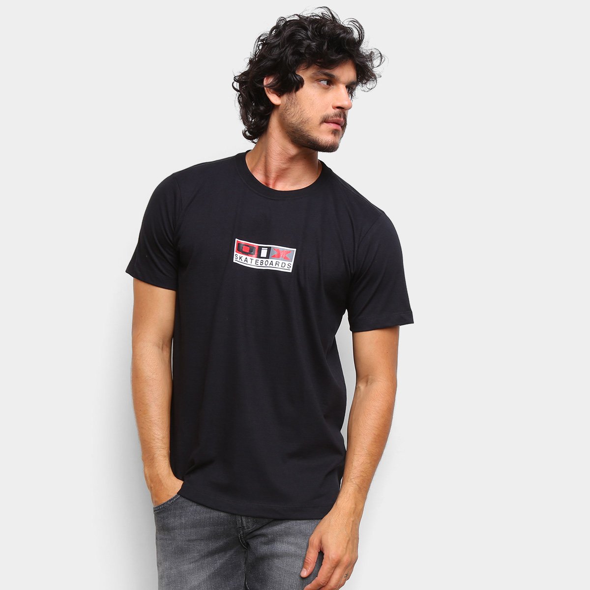 Camiseta Qix Classic Skateboards Masculina