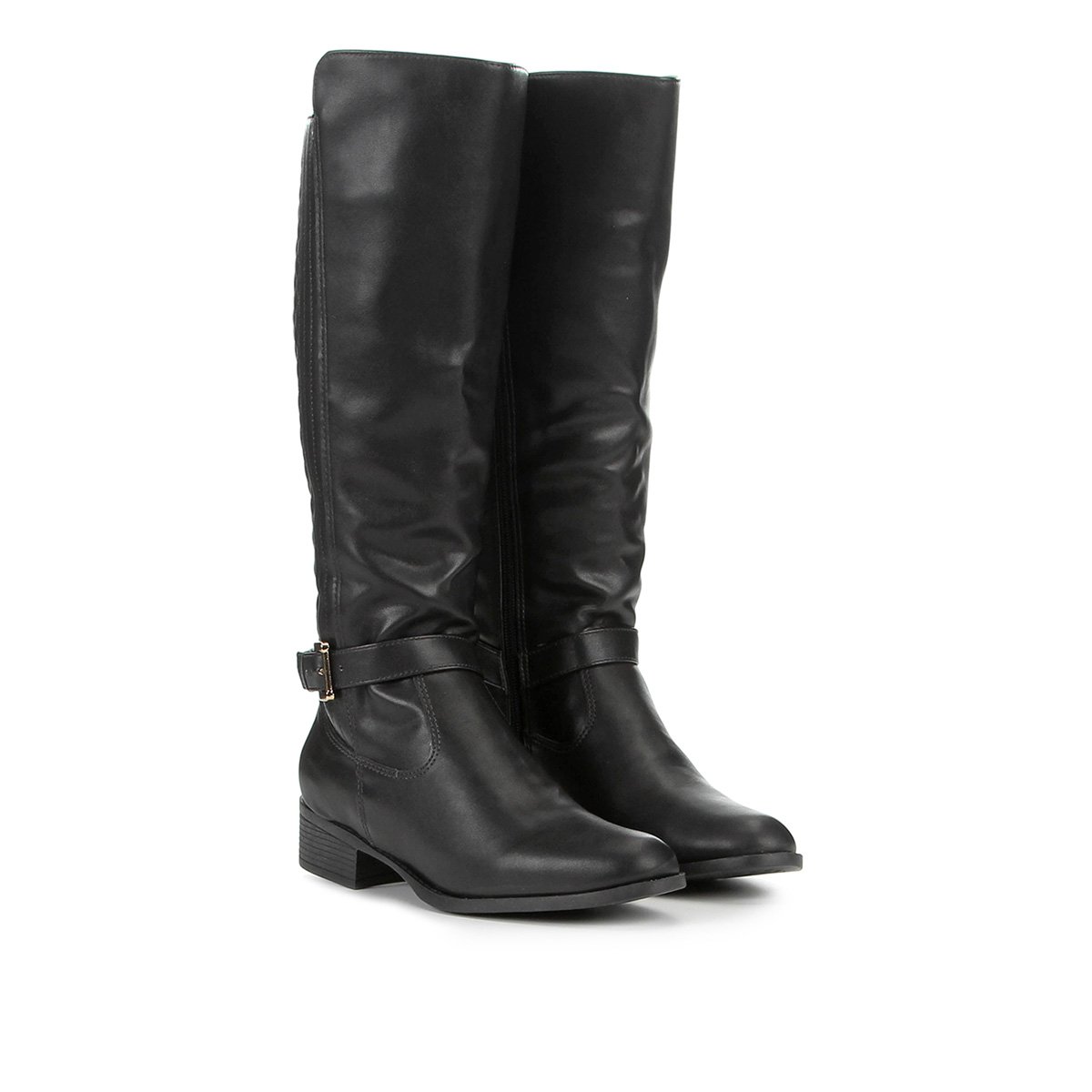 Bota Via Uno Montaria Matelassê Feminina