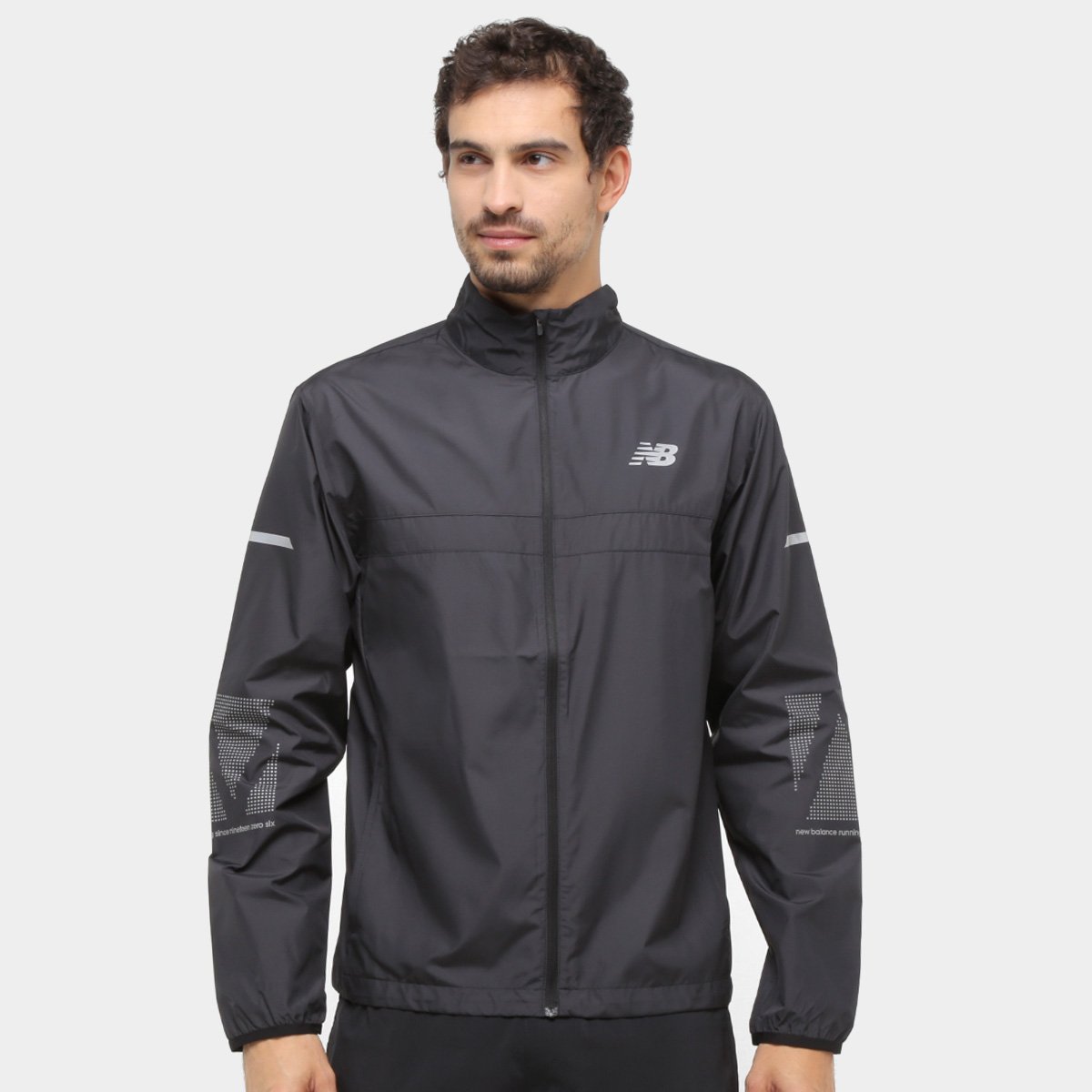 Jaqueta Corta Vento New Balance Reflective Accelerate Masculina