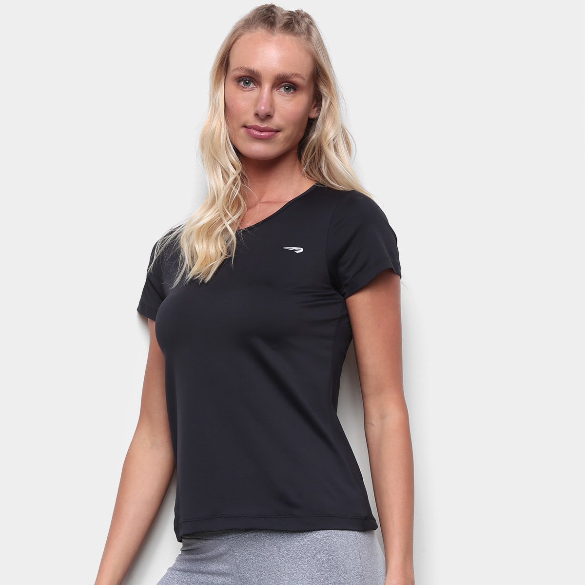Camiseta Rainha Básica Mini Logo Feminina