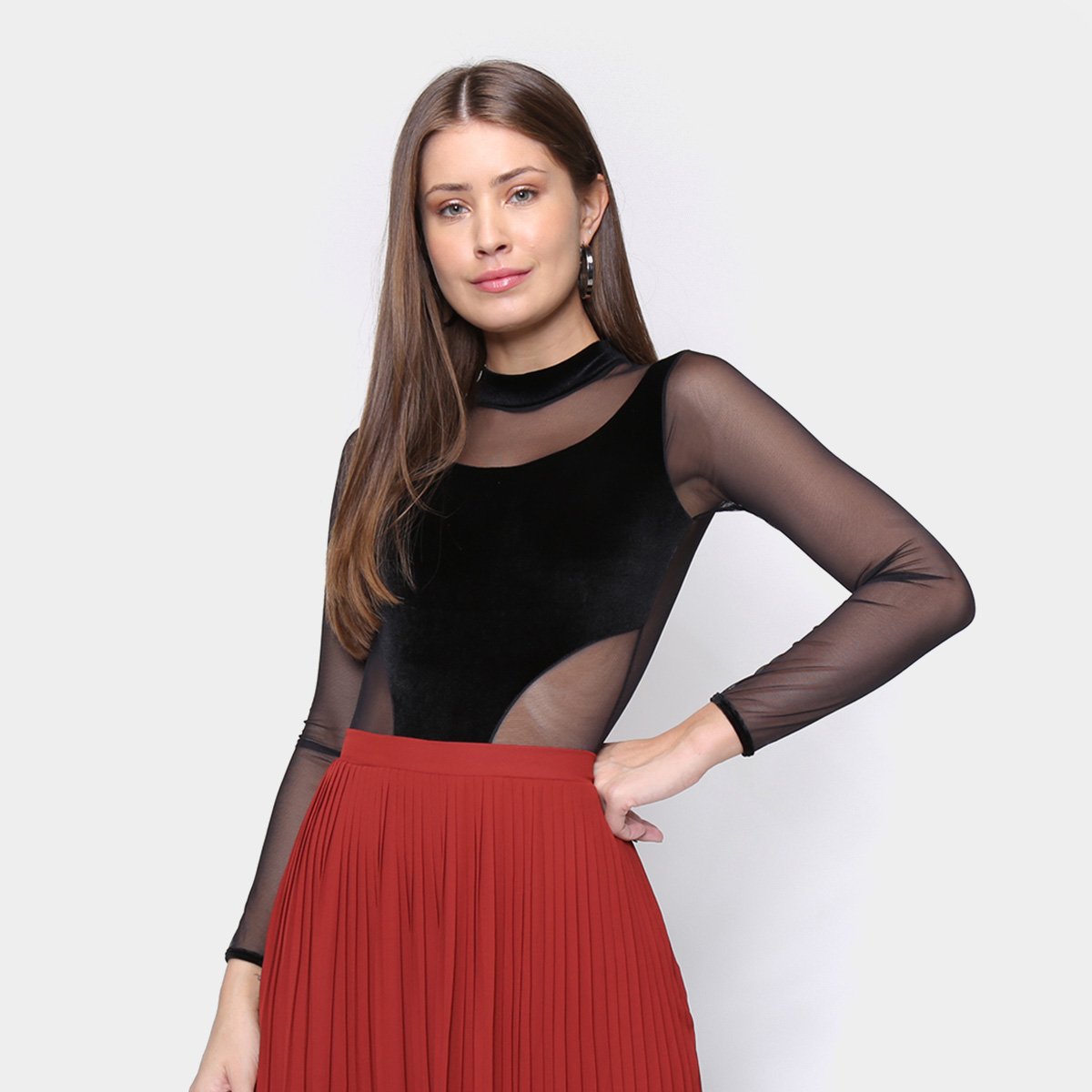 Body Calvin Klein Veludo Tule Napolis