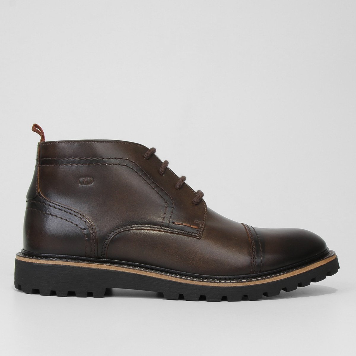 Bota Couro Coturno Democrata Cross Masculina