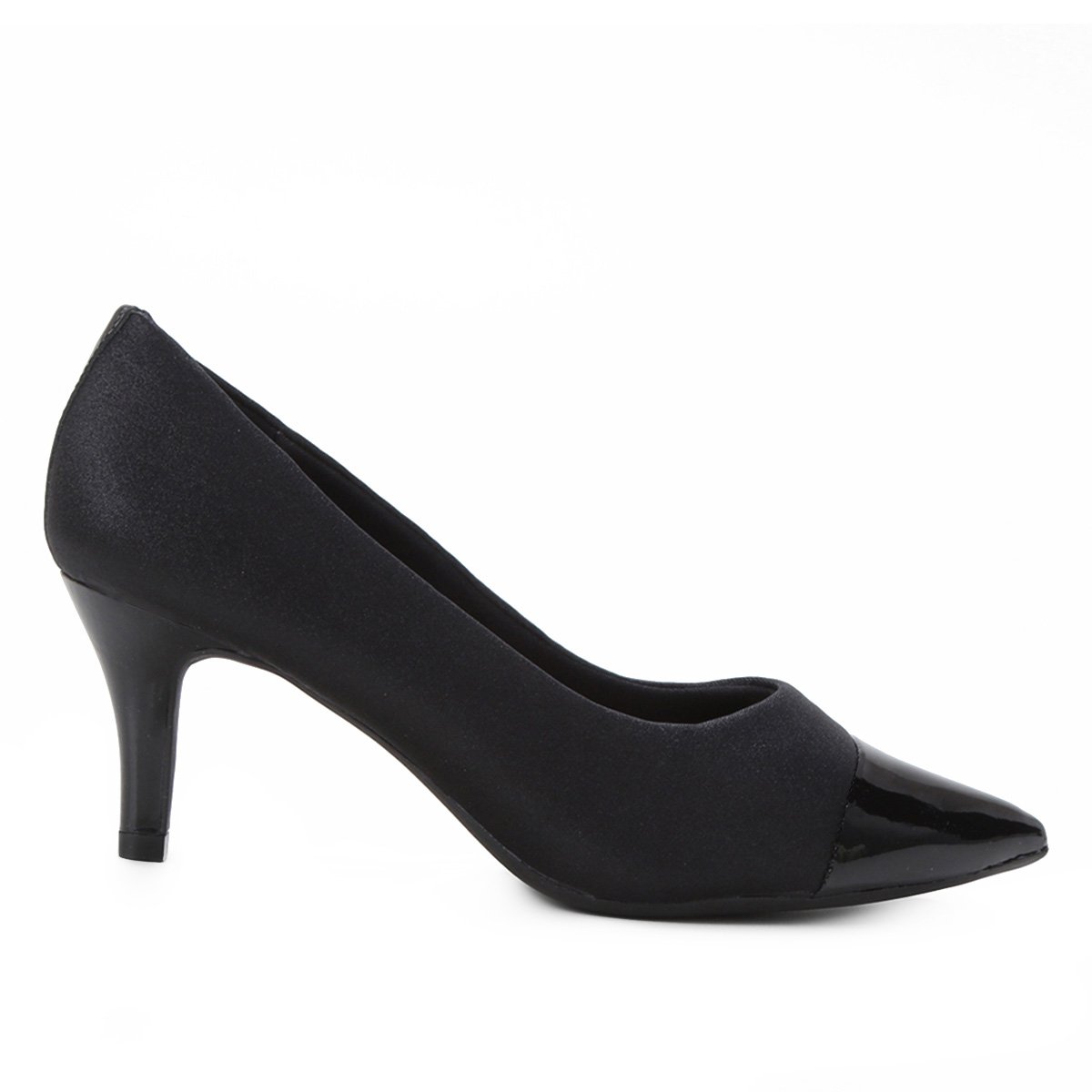 Scarpin Usaflex Elastano Salto Médio