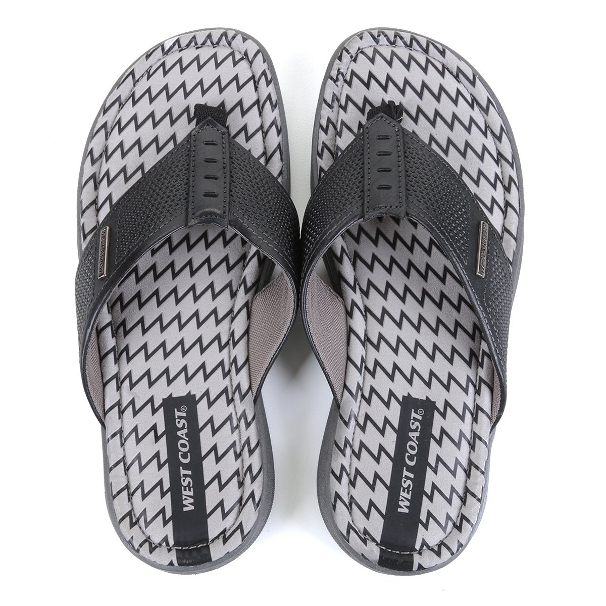 Chinelo Couro West Coast New Malta Masculino