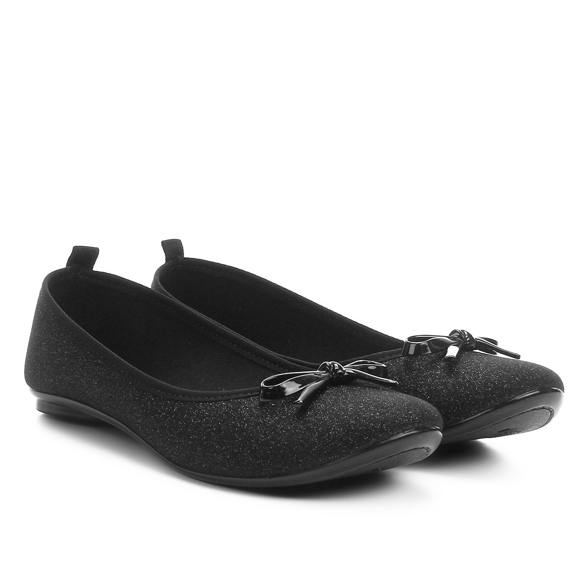 Sapatilha Moleca Gliter Lacinho Feminina