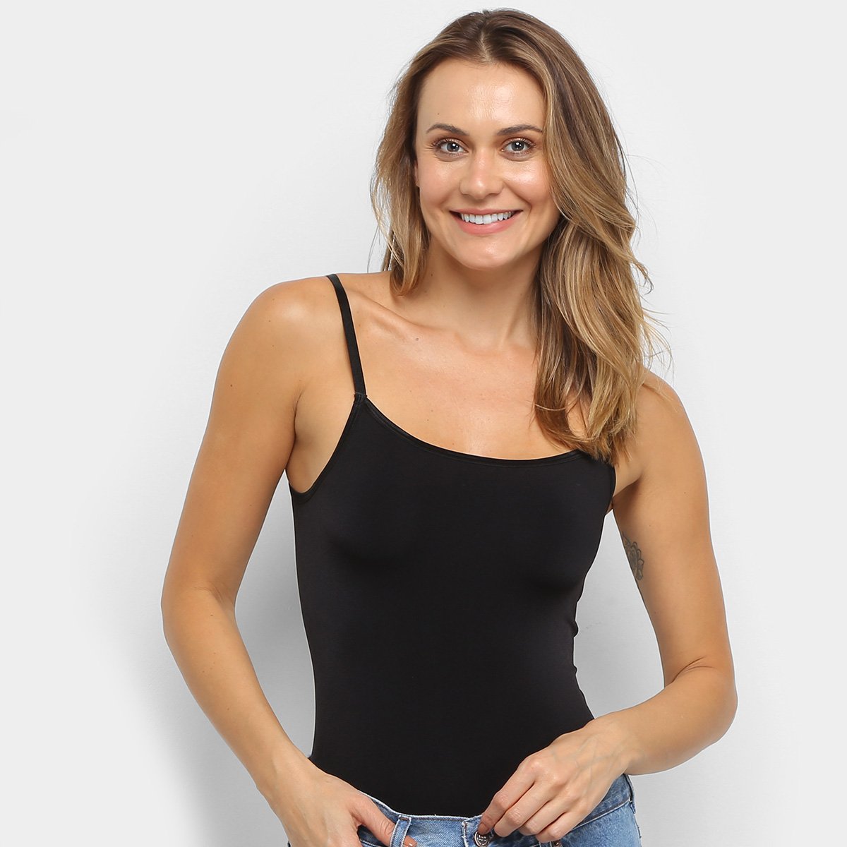 Body Lupo Costas Cruzadas Liso