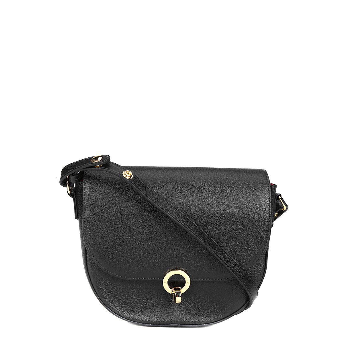 Bolsa Couro Jorge Bischoff Transversal Feminina
