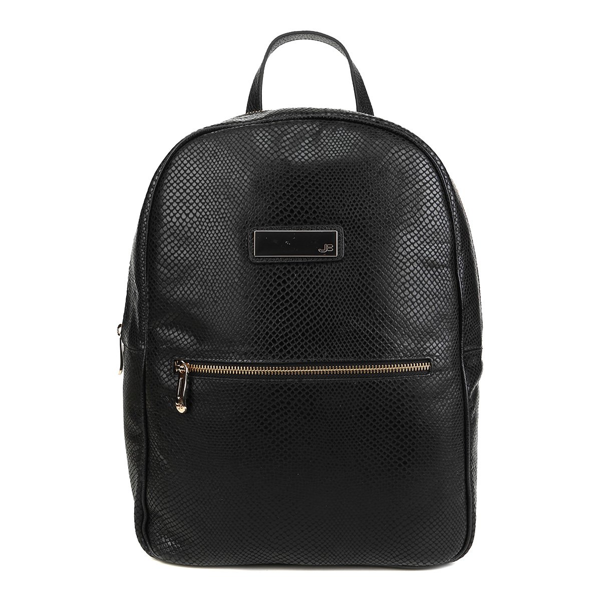 Mochila Couro Jorge Bischoff Lezard Basic Feminina