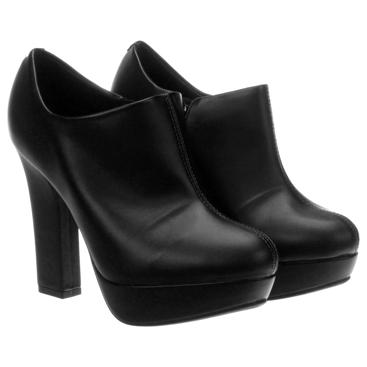 Ankle Boot Vizzano Meia Pata Salto Grosso