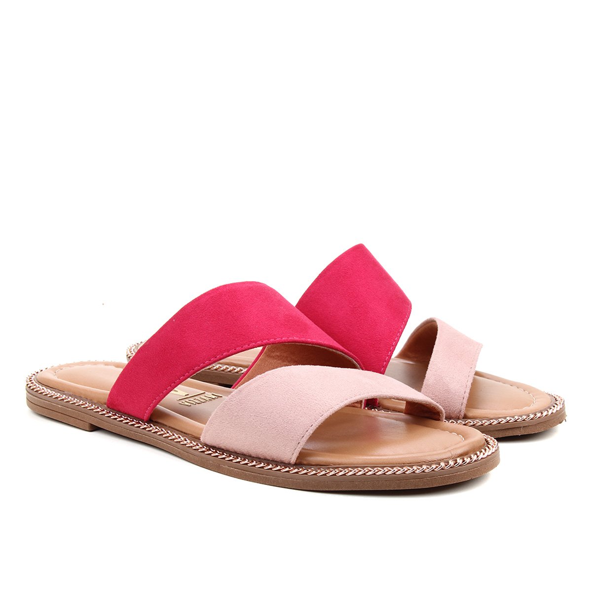 Rasteira Vizzano Bicolor Feminina
