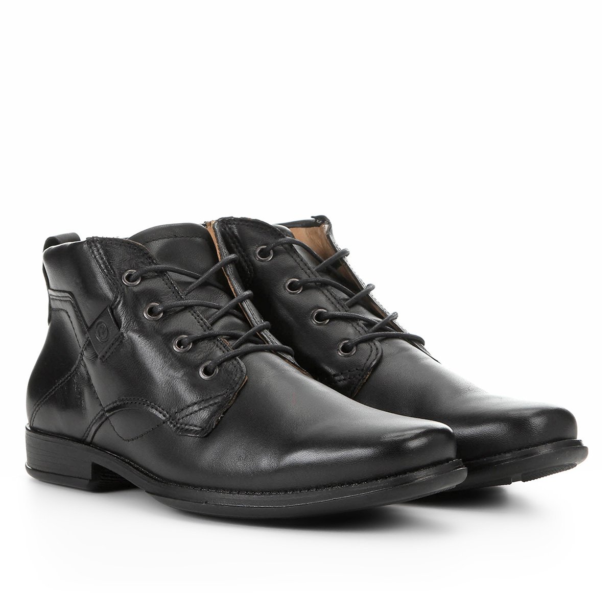 Sapato Social Couro Pegada Cano Médio Masculino