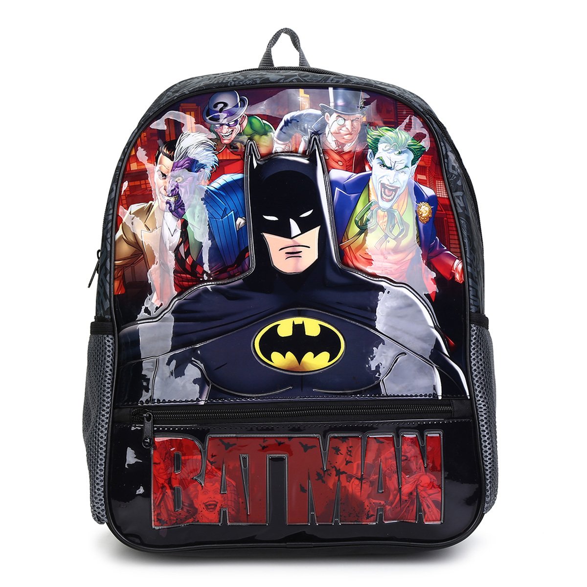 Mochila Escolar Infantil Pacific Batman Danger Masculina