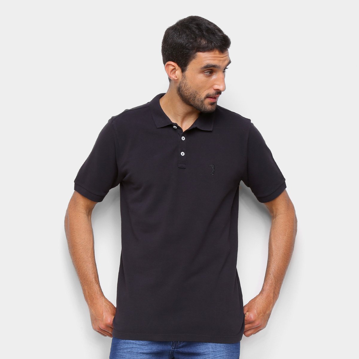 Camisa Polo Aleatory Estonada Masculina