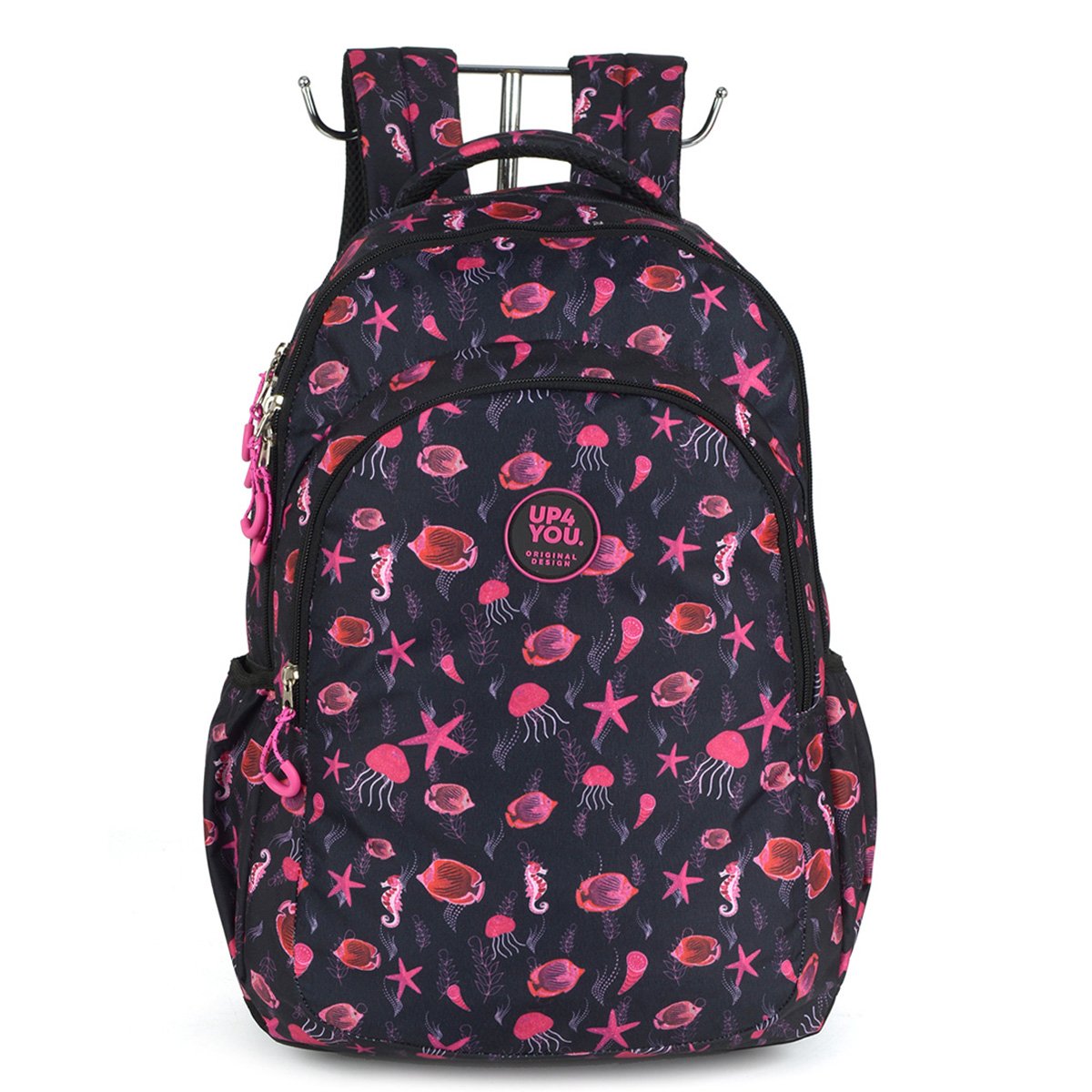 Mochila Escolar Up4You Oceano Porta Notebook Feminina