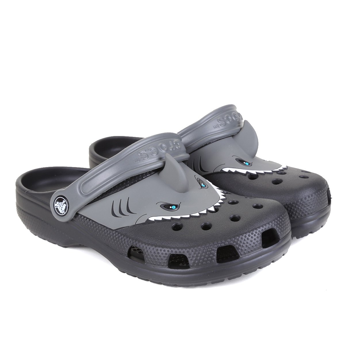 Crocs Infantil Classic Shark Clog K Masculina