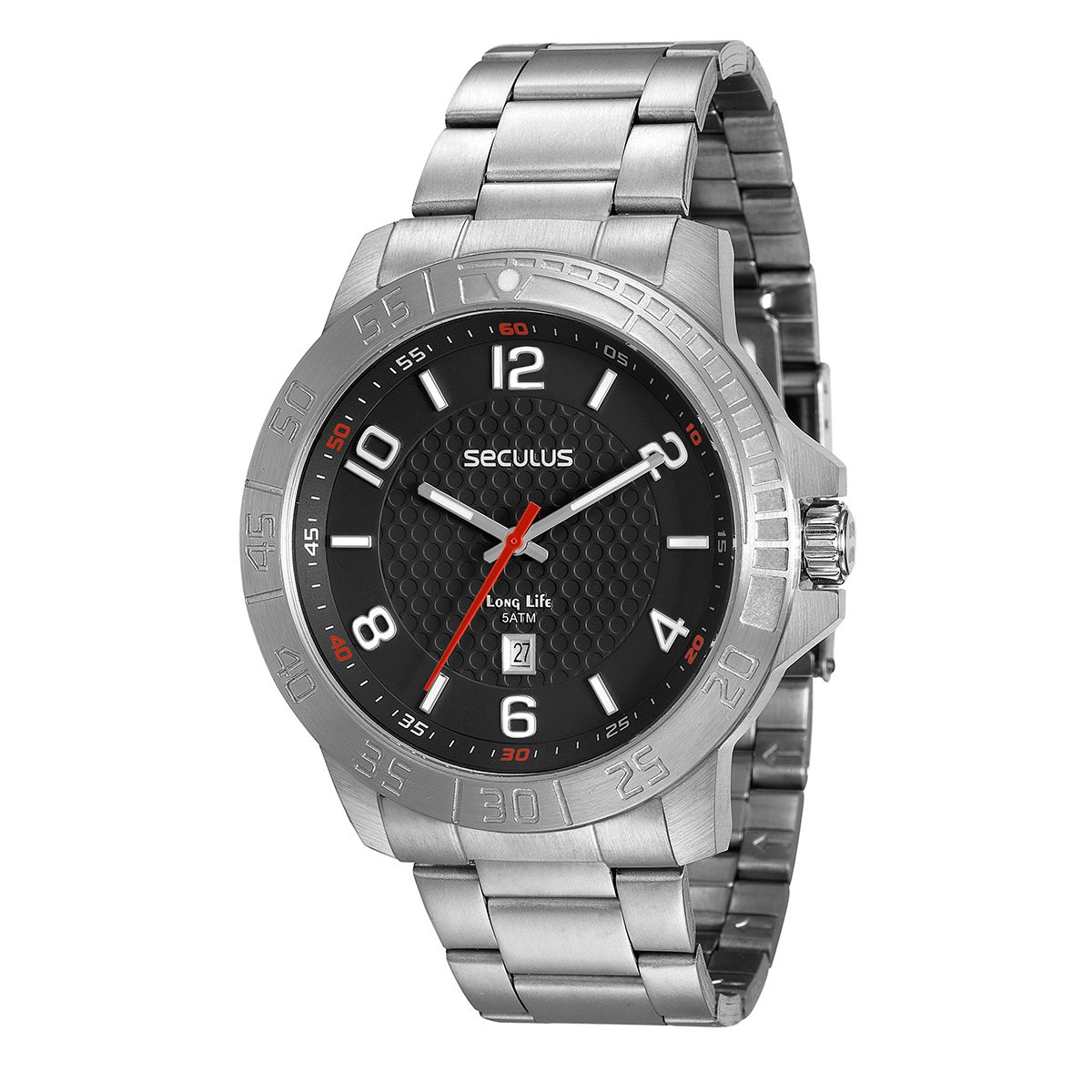 Relógio Seculus Analógico Long Life 20447G0SVNA1 Masculino