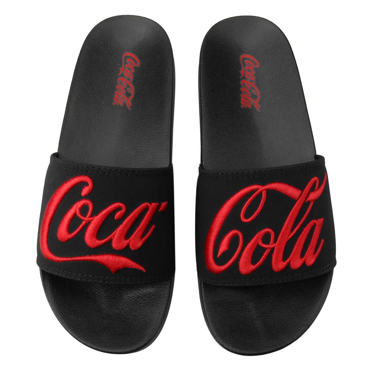 Slide Coca Cola Detalhe Bordado Masculino