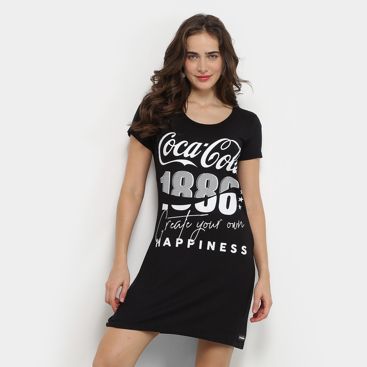 Vestido Coca-Cola Curto Reto 1986