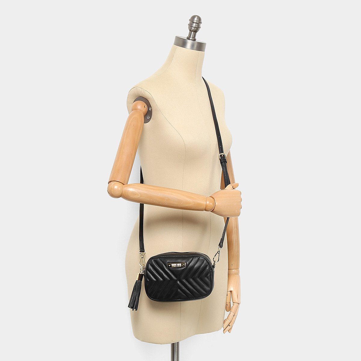 gathered crossbody bolsa