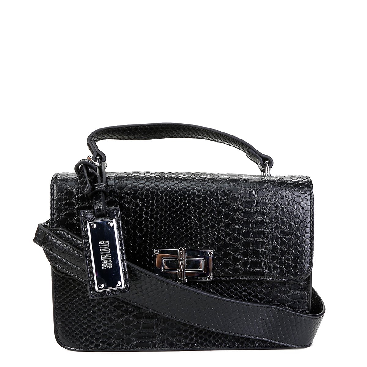 Bolsa Santa Lolla Cobra Transversal Feminina