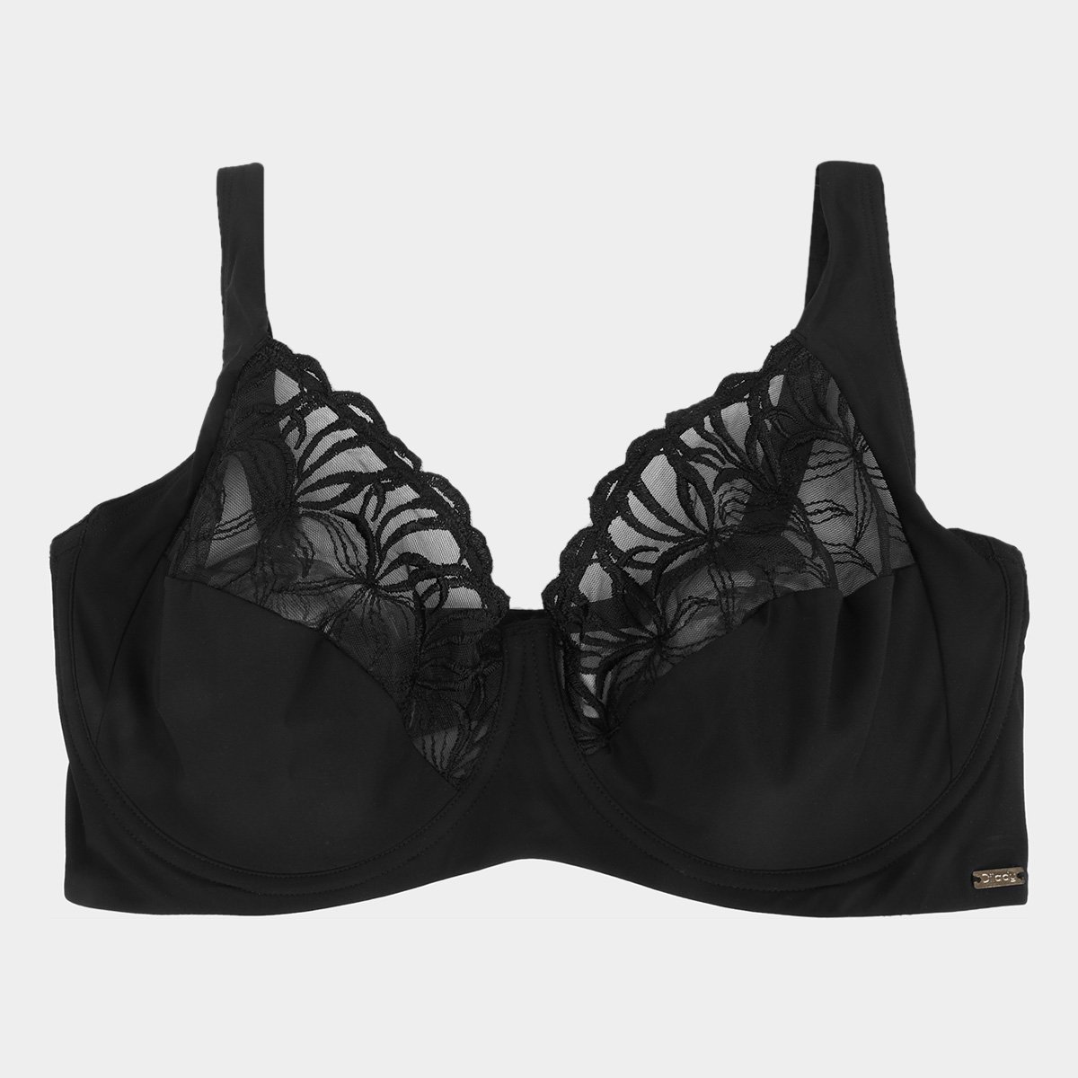 Sutiã Plus Size Dilady Bordado Com Arco Firmador