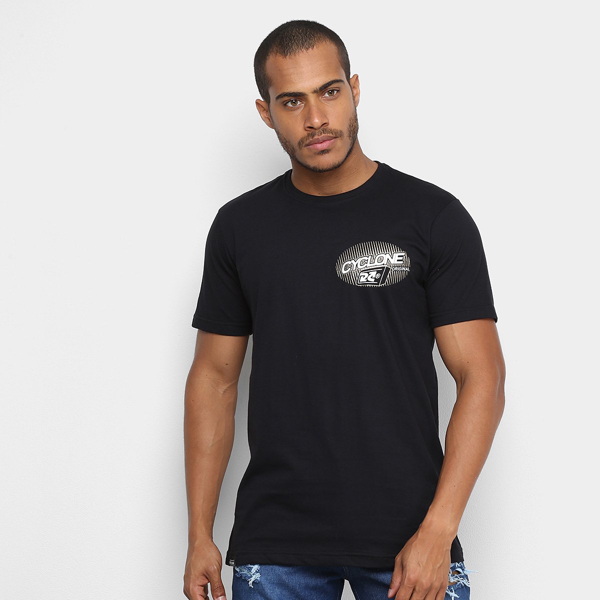 Camiseta Cyclone Loc Lines Metal Masculina