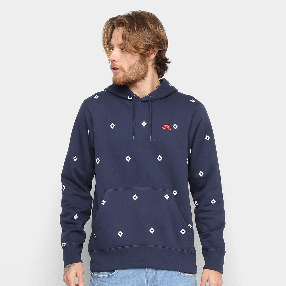 Blusão Nike SB Icon Diamond AOP Masculino
