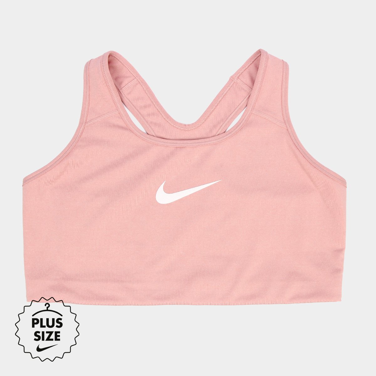 Top Plus Size Nike Plus Swoosh Média Sustentação