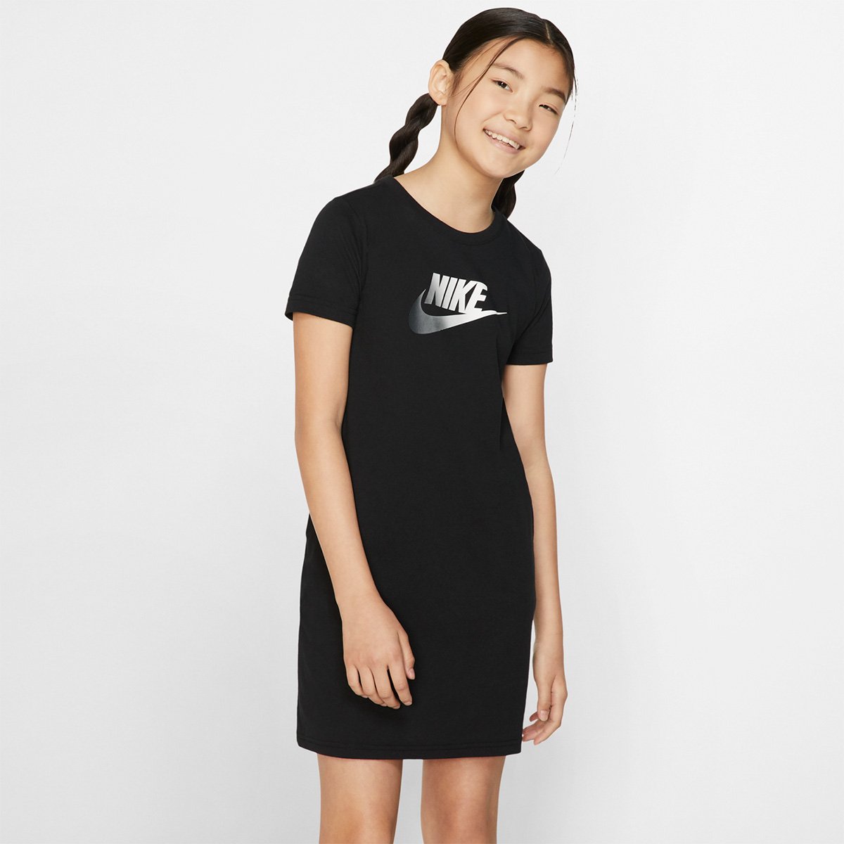 Vestido Infantil Nike G Nsw Tshirt Dress Futura Feminino