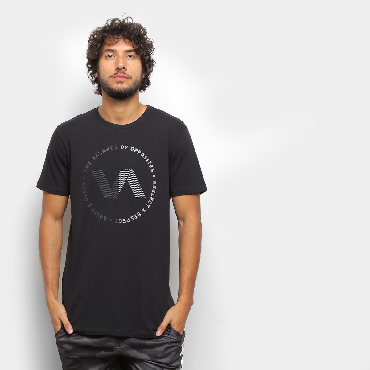 Camiseta RVCA VA Track Masculina
