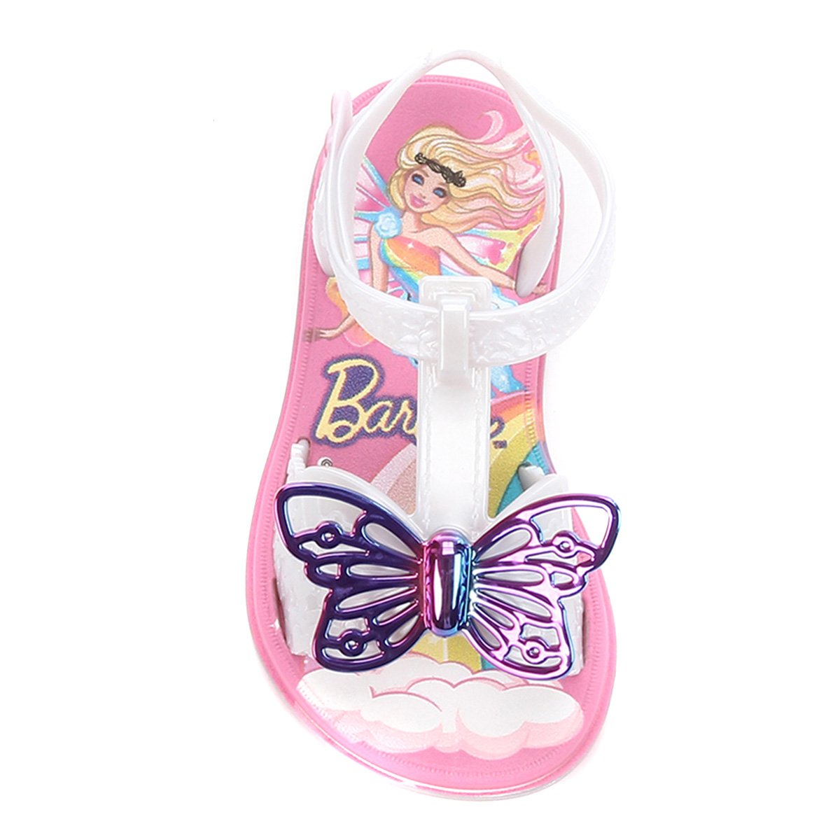 Sandália Infantil Grendene Kids Barbie Borboleta Feminina