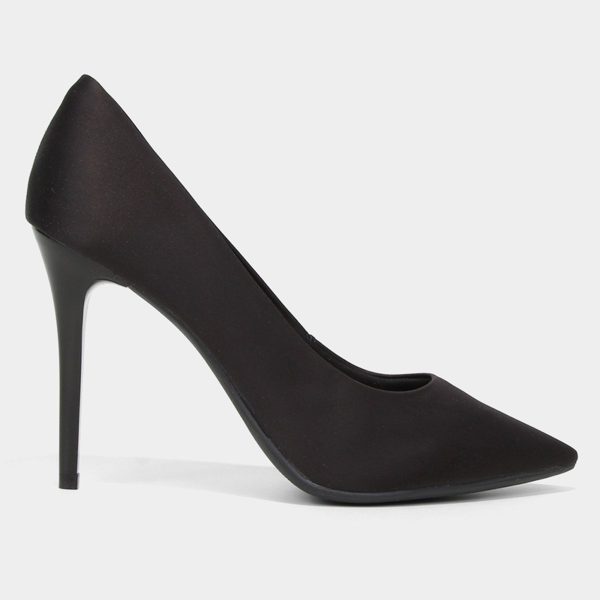 Scarpin Ala Salto Alto Cetim