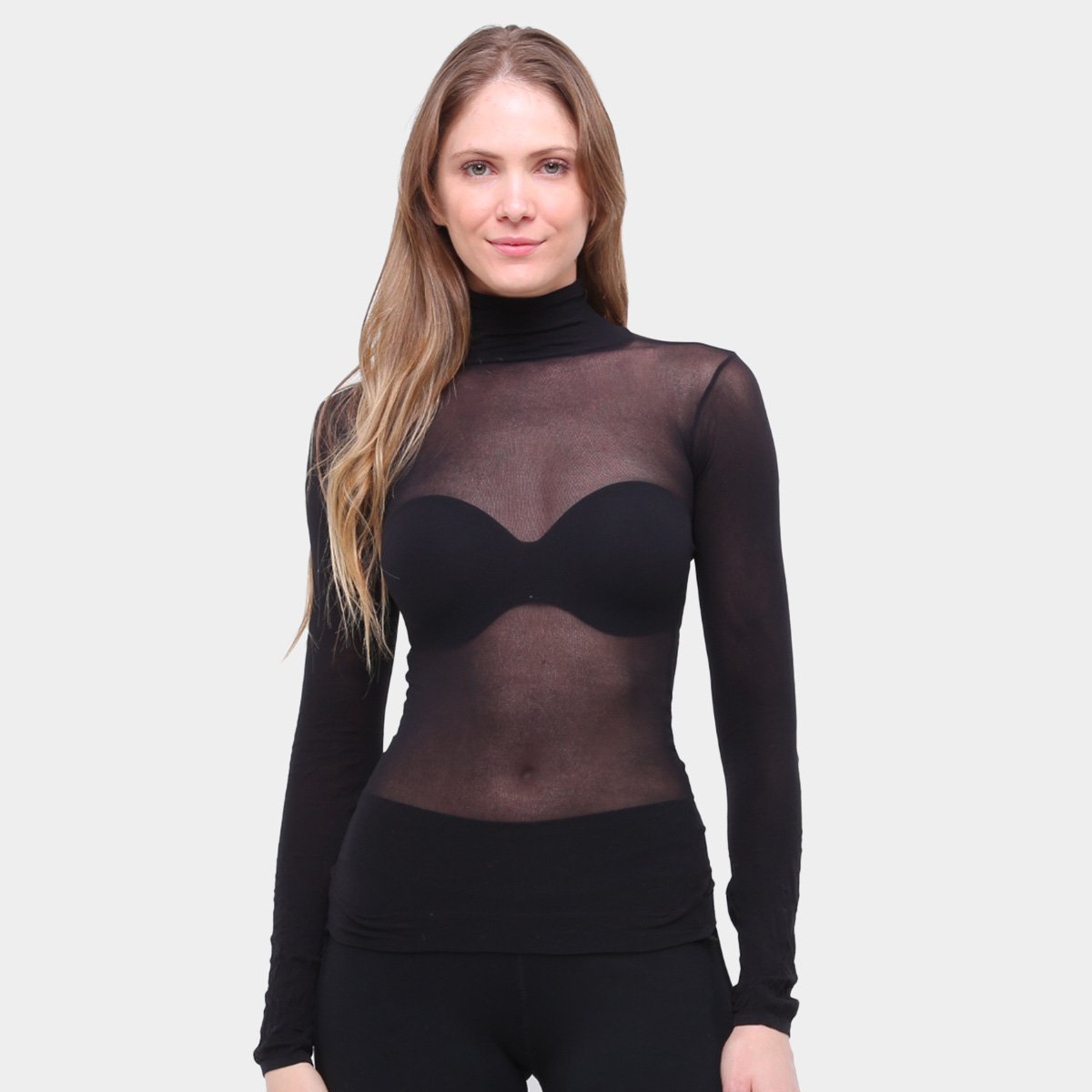 Camisete Selene Segunda Pele Gola Alta Feminina