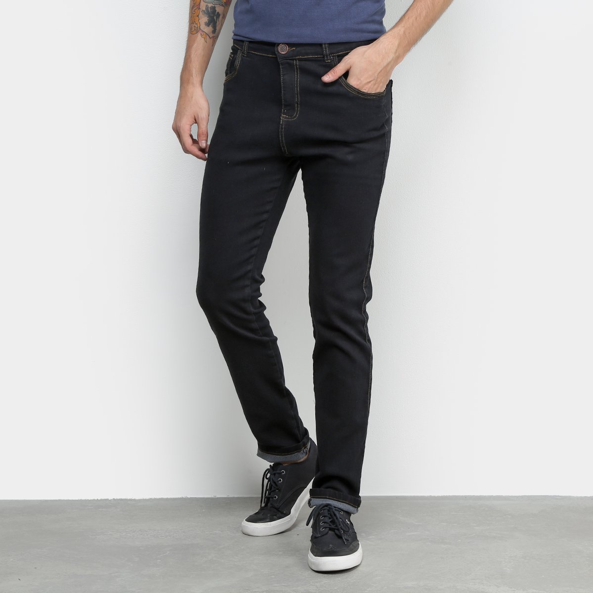 Calça Jeans Grifle Skinny Masculina