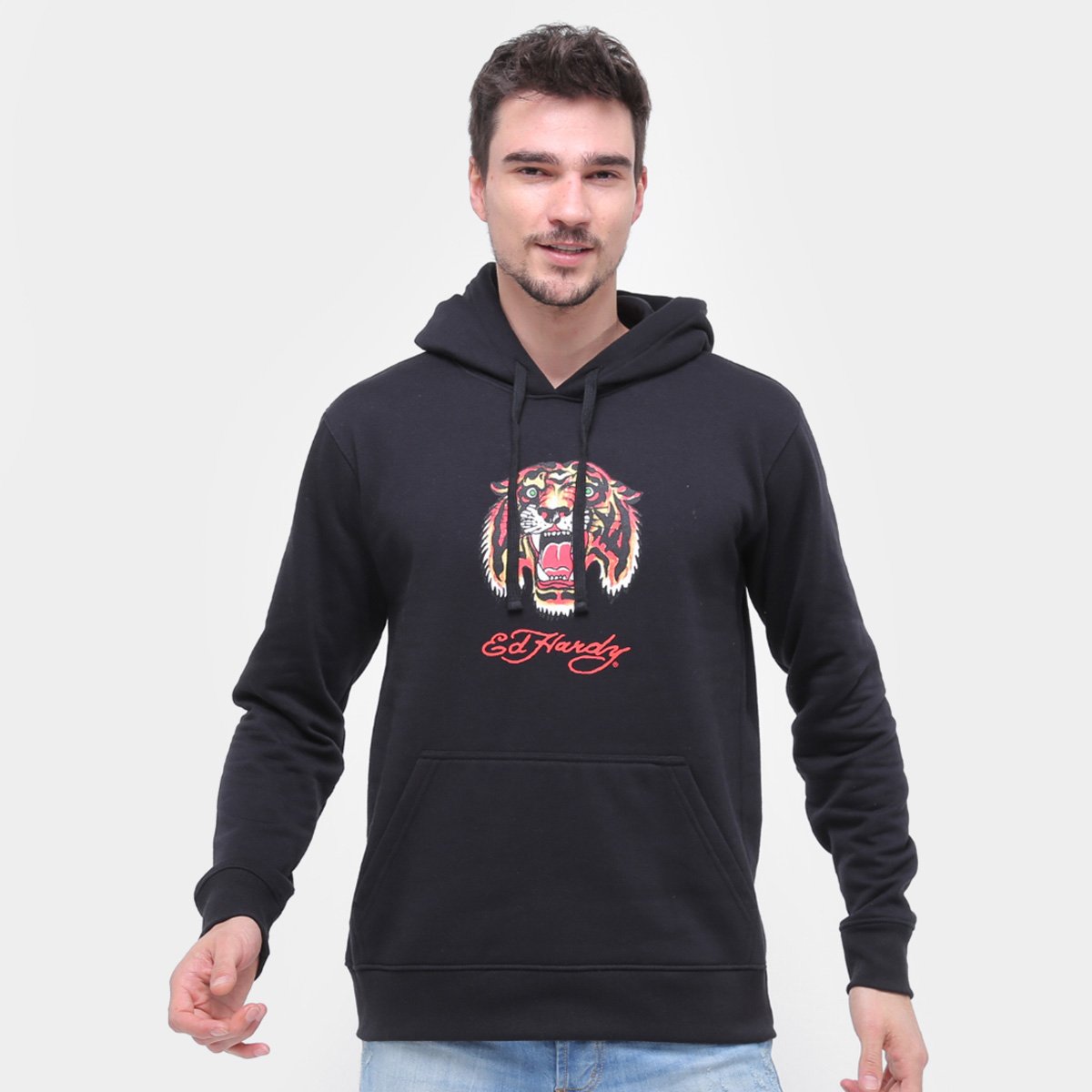 Moletom Ed Hardy Tiger Signature Masculino