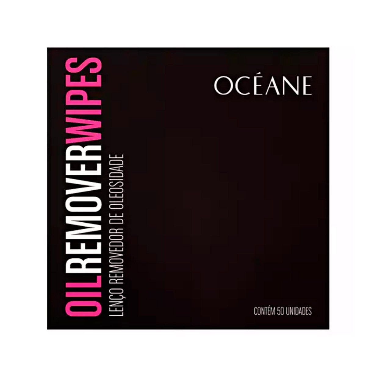 Océane Lenço Removedor de Oleosidade Oil Remover Wipes c/ 50 unidades