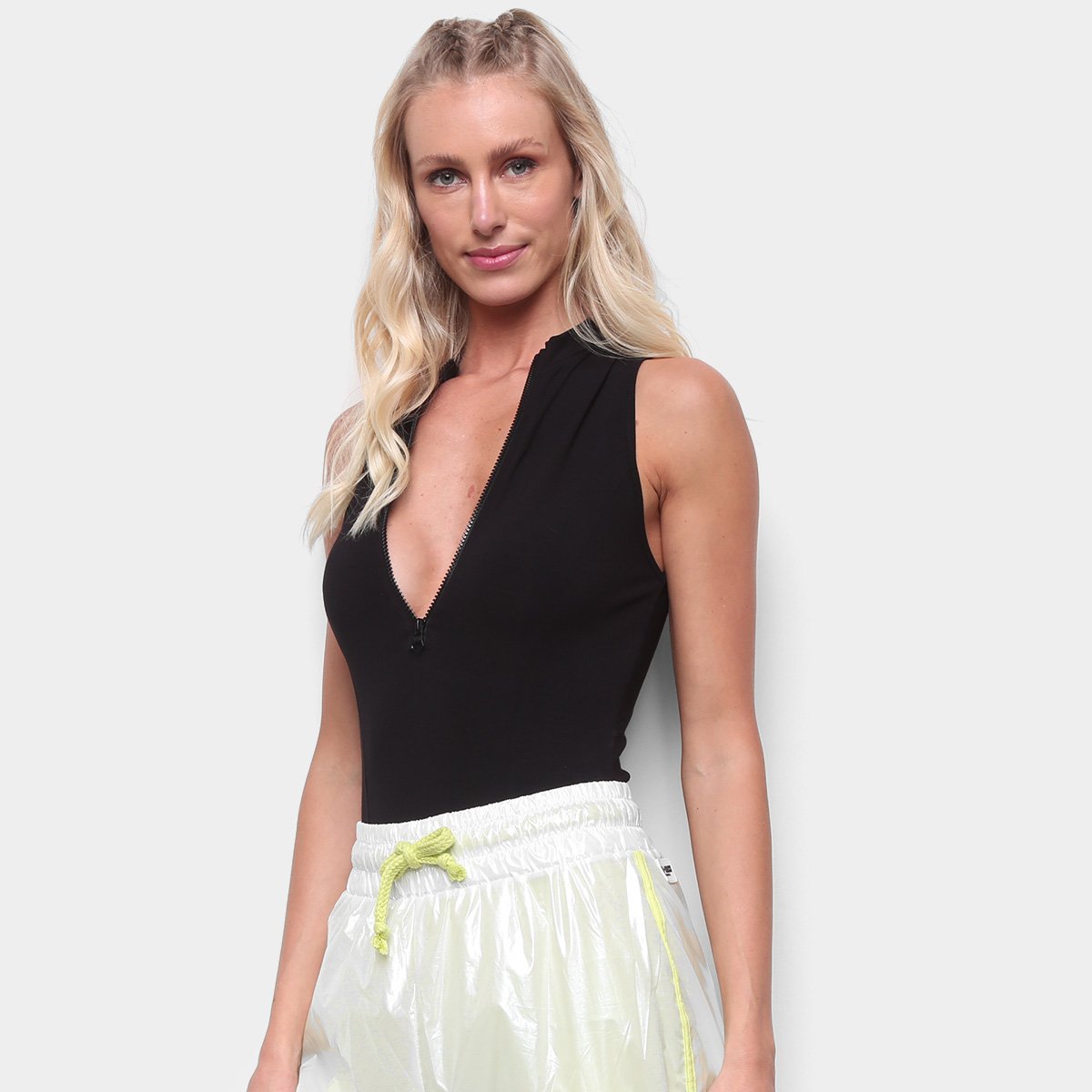 Body Colcci Zíper Frontal Feminino