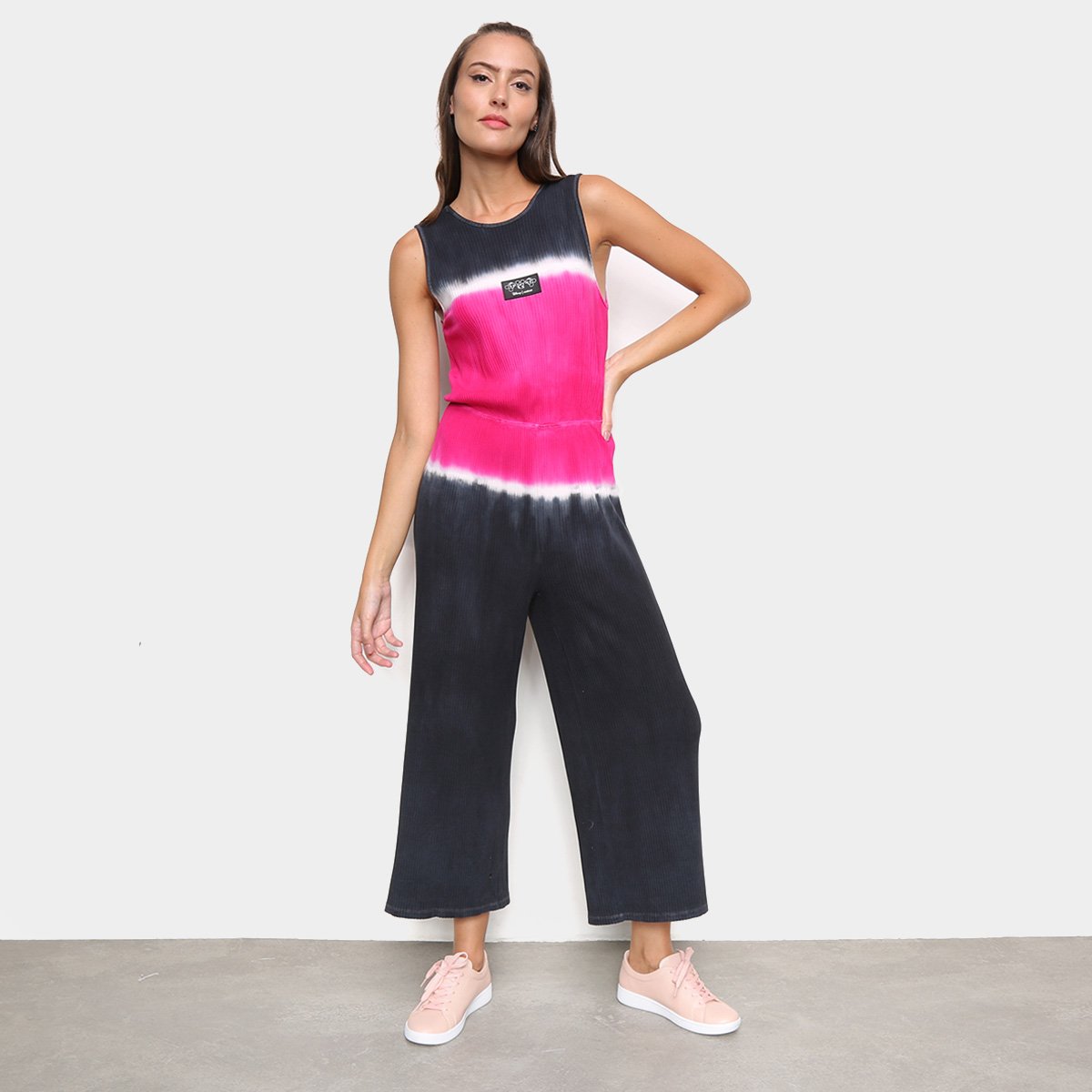 Macacão Colcci Pantacourt Tie Dye Canelado