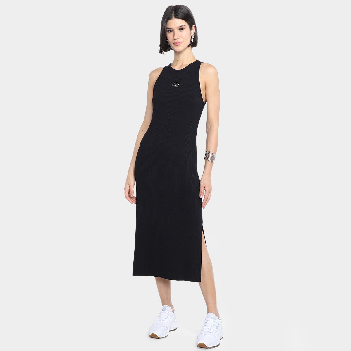 Vestido Colcci Canelado Fenda