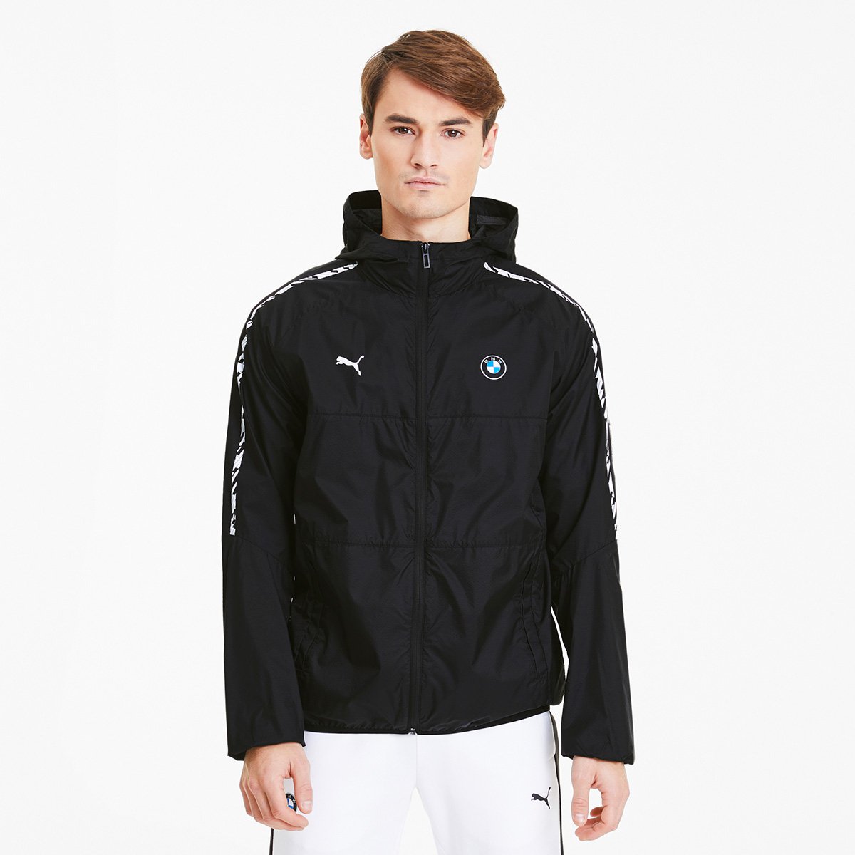Jaqueta Corta-Vento Puma BMW MMS T7 City Runner Masculina