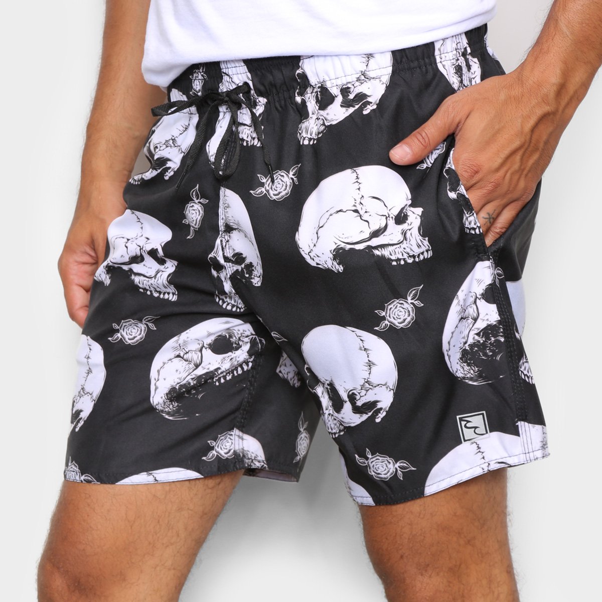 Short Ventury City Skulls Masculino