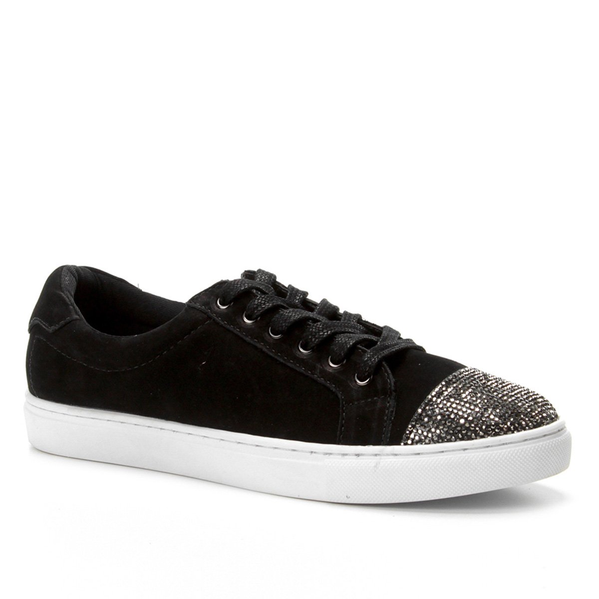 Tênis Shoestock Soft Crystal Nobuck Feminino